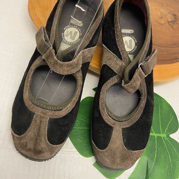 Merrell Circuit Color Block Leather Outdoor Athletic Ballet Flats - Picture 3 of 9